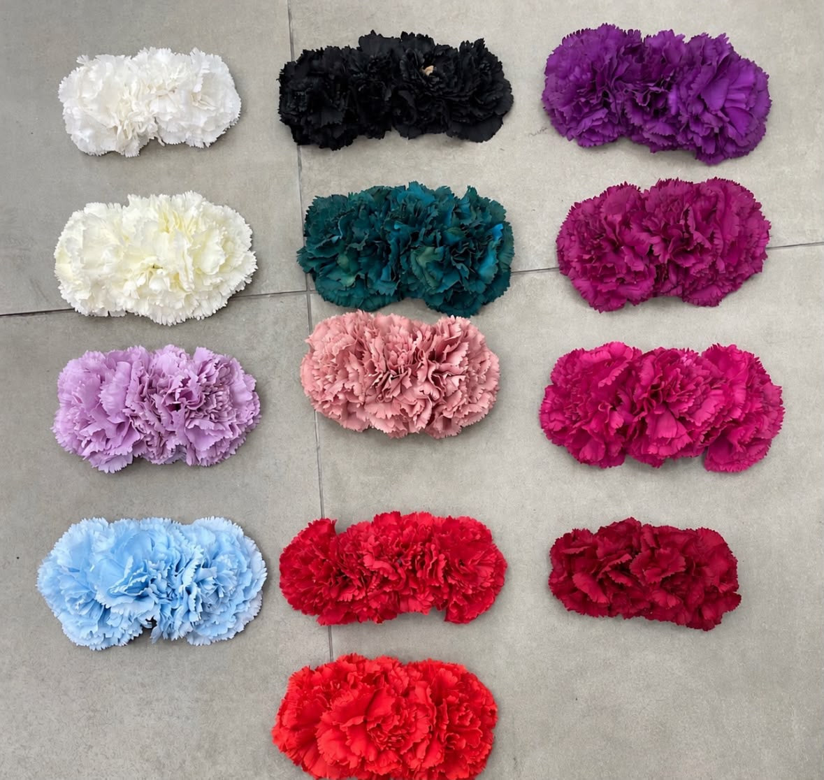 Fleurs Olivia pour accessoires flamenco DEL ROSARIO