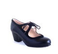 Candor noir — vue de trois quarts – chaussures de flamenco Begoña Cervera