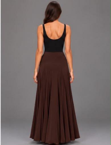 Jupe CARMEN marron – vue 4 – tenue de flamenco