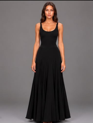 Jupe CARMEN noir – vue 2 – tenue de flamenco